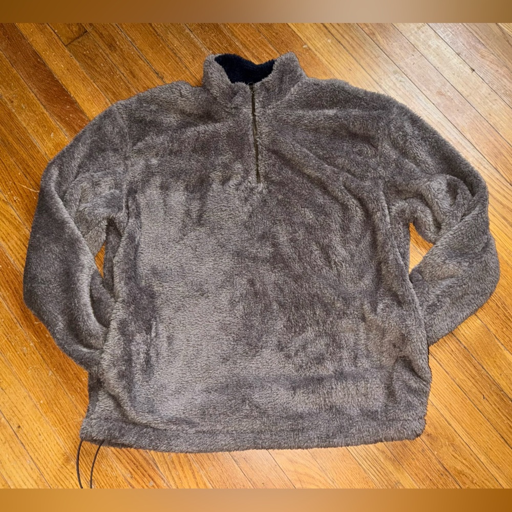Jachs Taupe Fleece Pullover